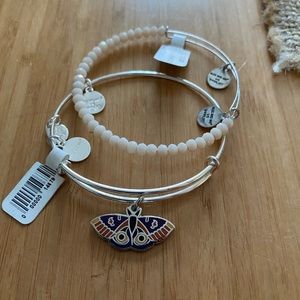 Alex and Ani Silver Bracelet Set